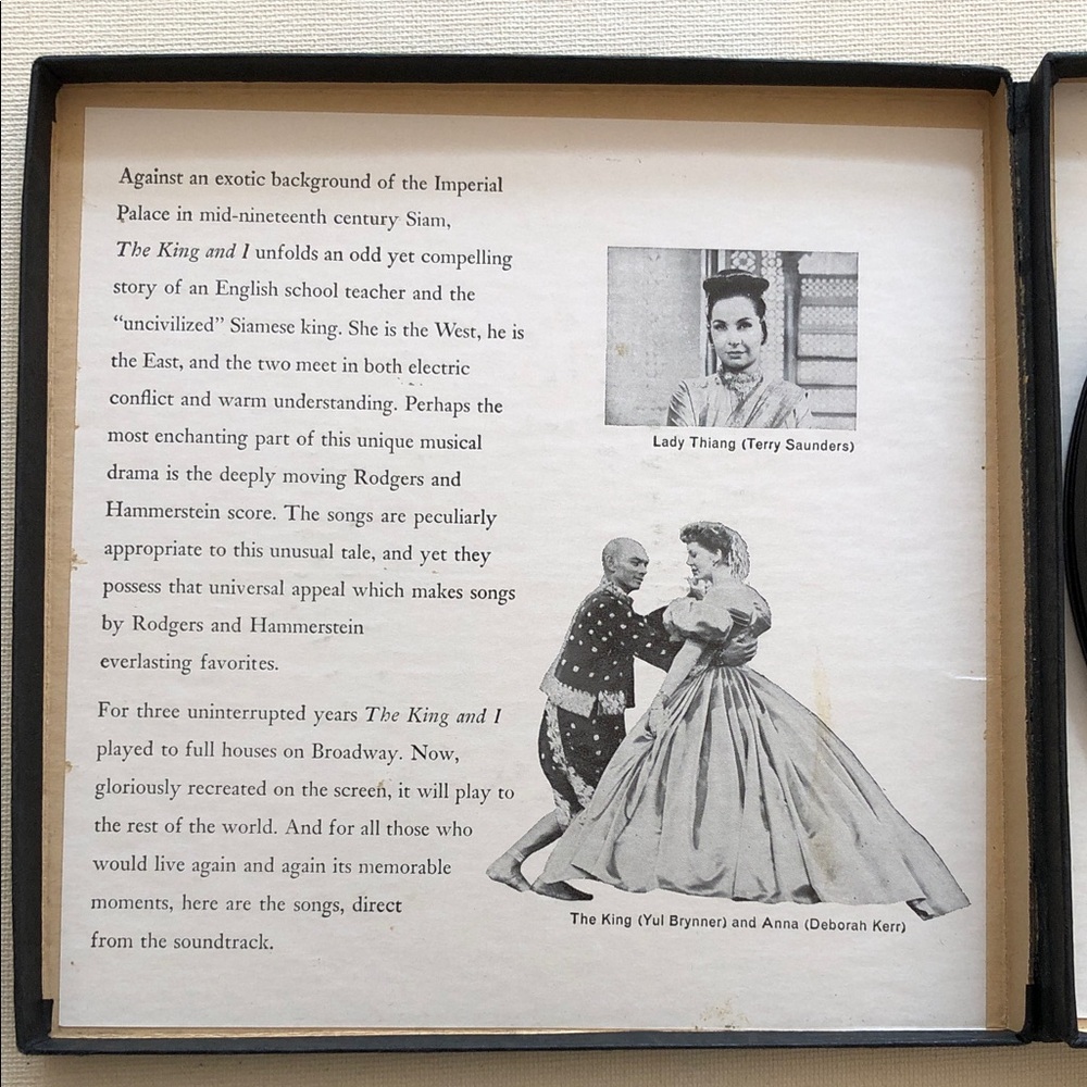 The King and I Soundtrack Vinyl Vinyl 45 4x Record Set '56 - Picture 3 of 16